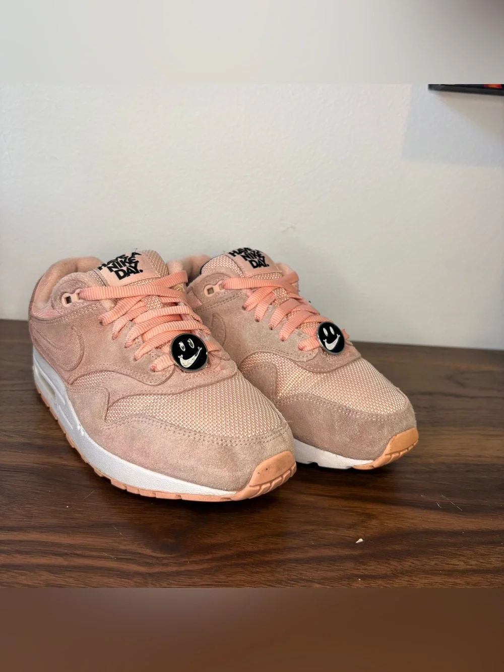 Nike Air Max 1 Have a Nike Day Bleached Coral size 5.5Y / 7 Womens AT8131-600